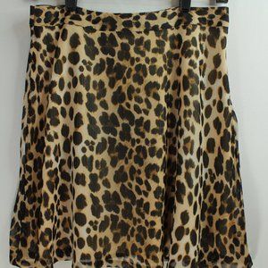 THE LIMITED Women's Cheetah Skirt Size 2‎